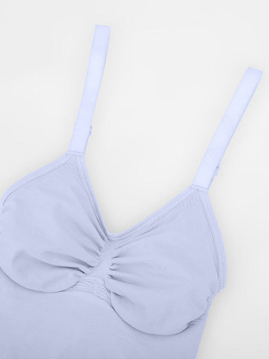 Ruched Bust Waist Control Bodysuit