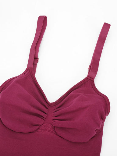 Ruched Bust Waist Control Bodysuit