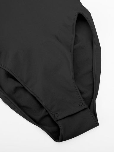 Ruched Bust Waist Control Bodysuit