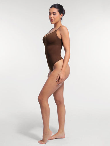 Built-In Bra Thong Bodysuit