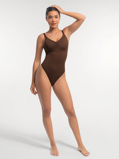 Built-In Bra Thong Bodysuit