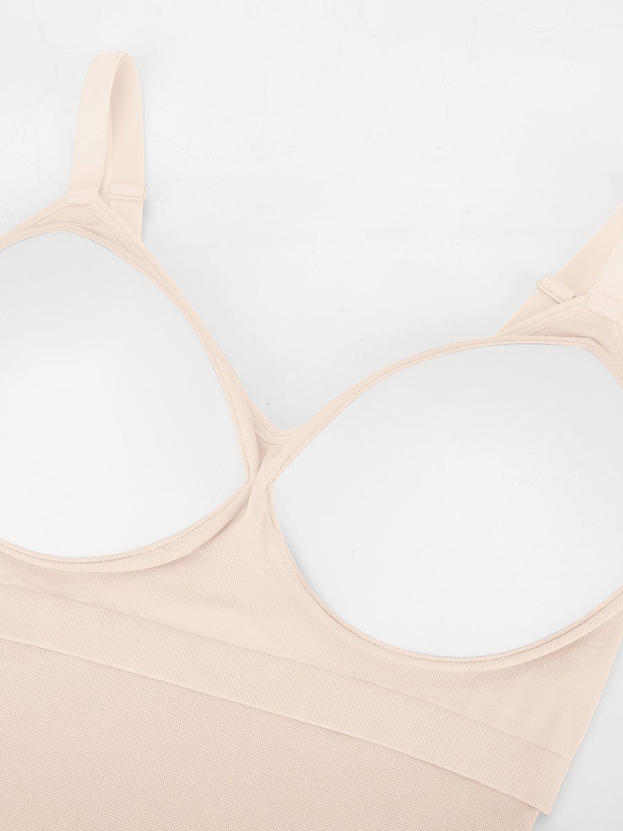 Built-in Bra Waist and Tummy Control Bodysuit