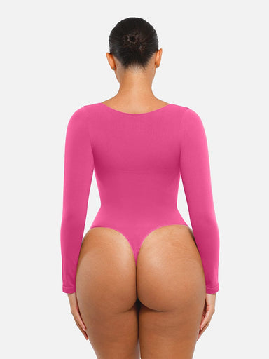 Long-Sleeve Chest Support Bodysuit