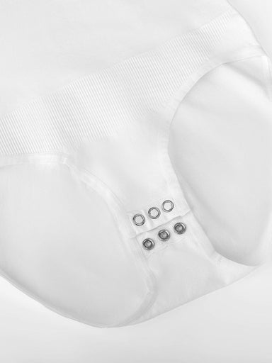 Round Neck Long-Sleeve Bodysuit