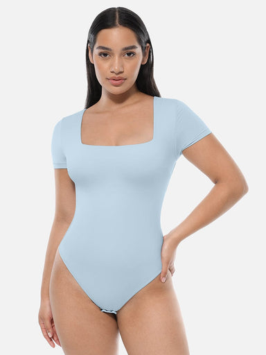 Square Neck Tummy Control Bodysuit