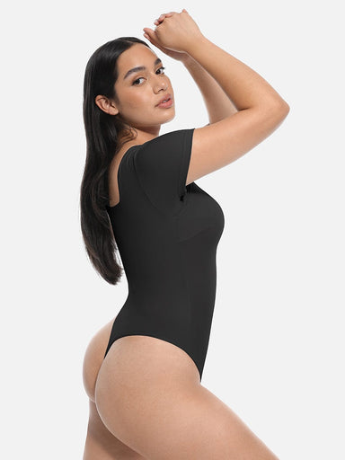 Square Neck Tummy Control Bodysuit