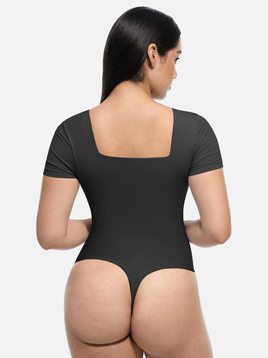 Square Neck Tummy Control Bodysuit