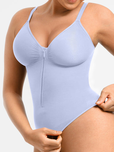 Plunge Support Thong Bodysuit