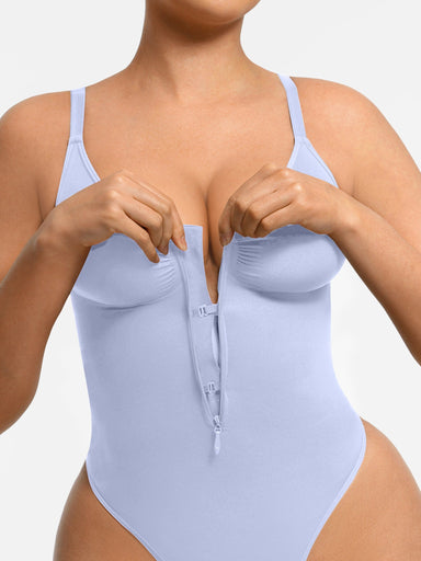 Plunge Support Thong Bodysuit