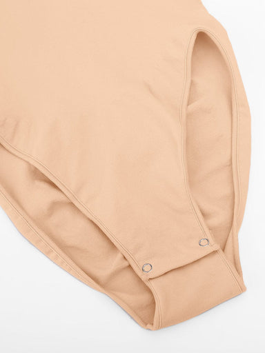 Ruched Bust Waist Control Bodysuit