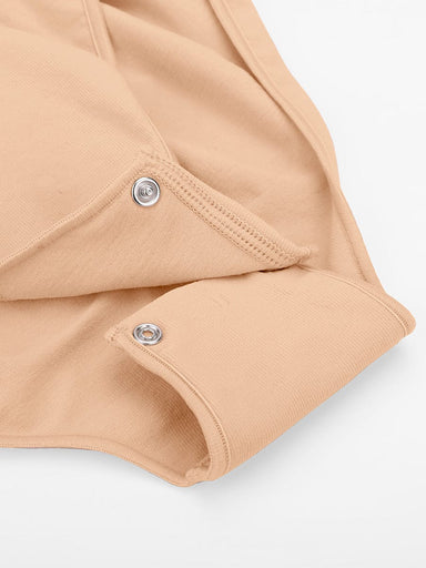 Ruched Bust Waist Control Bodysuit