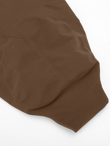 Ruched Bust Waist Control Bodysuit