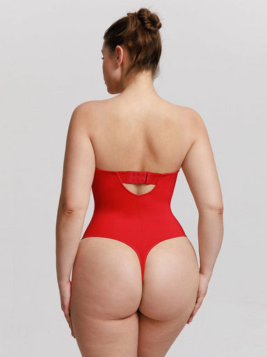Strapless Underwire Thong Bodysuit