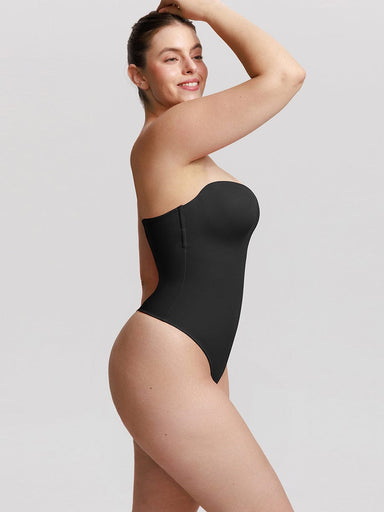 Strapless Underwire Thong Bodysuit