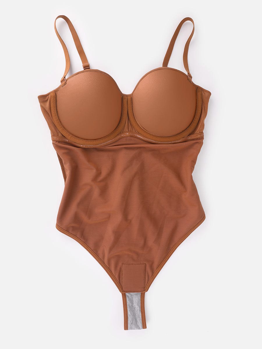 Strapless Underwire Thong Bodysuit