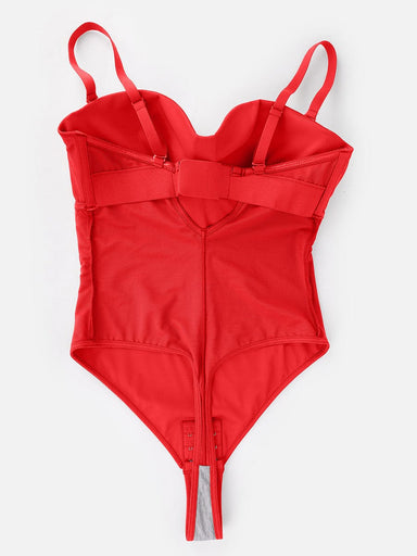 Strapless Underwire Thong Bodysuit