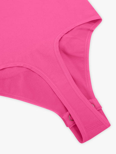 Diamond Neck Thong Bodysuit