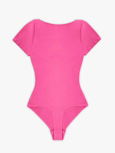 Diamond Neck Thong Bodysuit