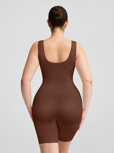 Eco-Comfort Mid-Thigh Bodysuit