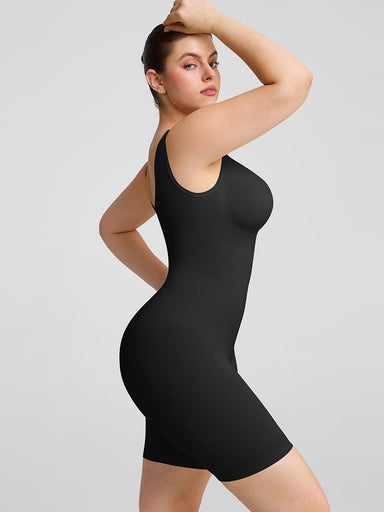 Eco-Comfort Mid-Thigh Bodysuit