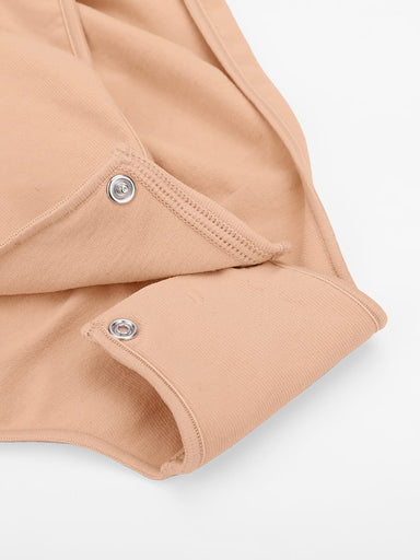 Ruched Bust Waist Control Bodysuit