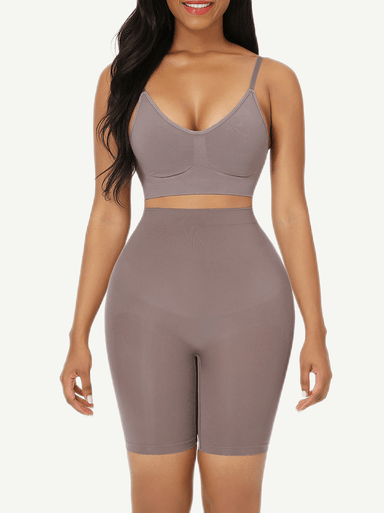 No-Slip High-Waist Shaping Shorts