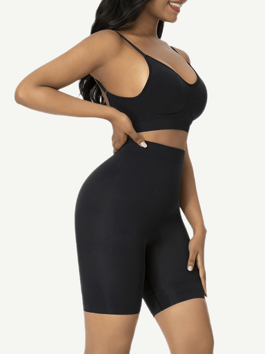 No-Slip High-Waist Shaping Shorts