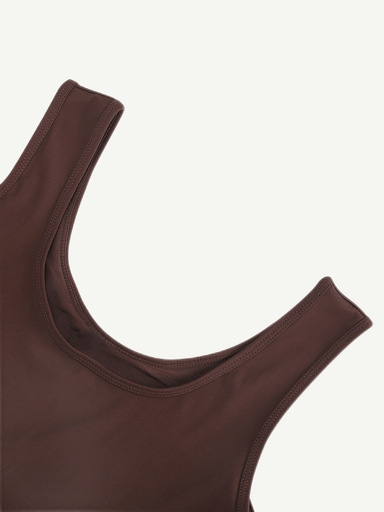 Scoop Neck Tank Thong Bodysuit