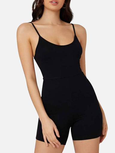 Breathable Mid-Thigh Shaping Romper