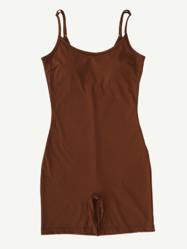 Breathable Mid-Thigh Shaping Romper