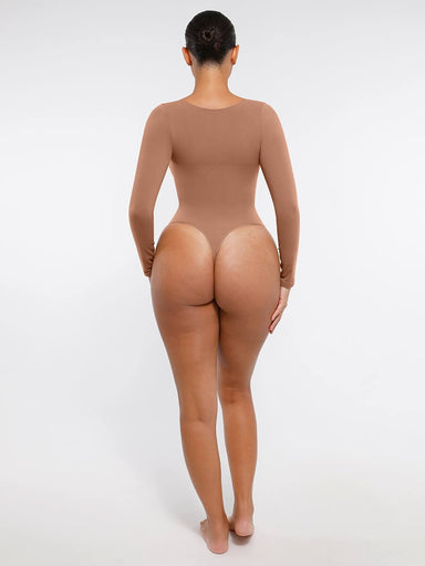 Long-Sleeve Chest Support Bodysuit