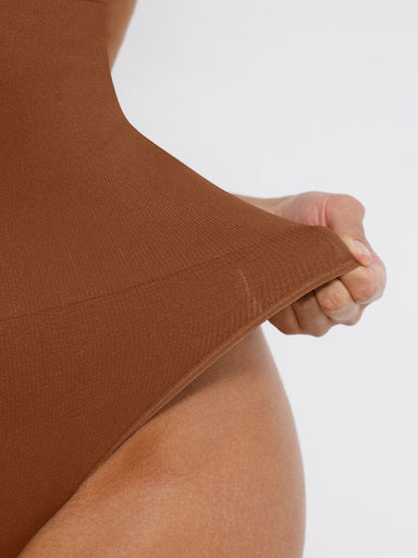 Deep V-Neck Shaping Bodysuit