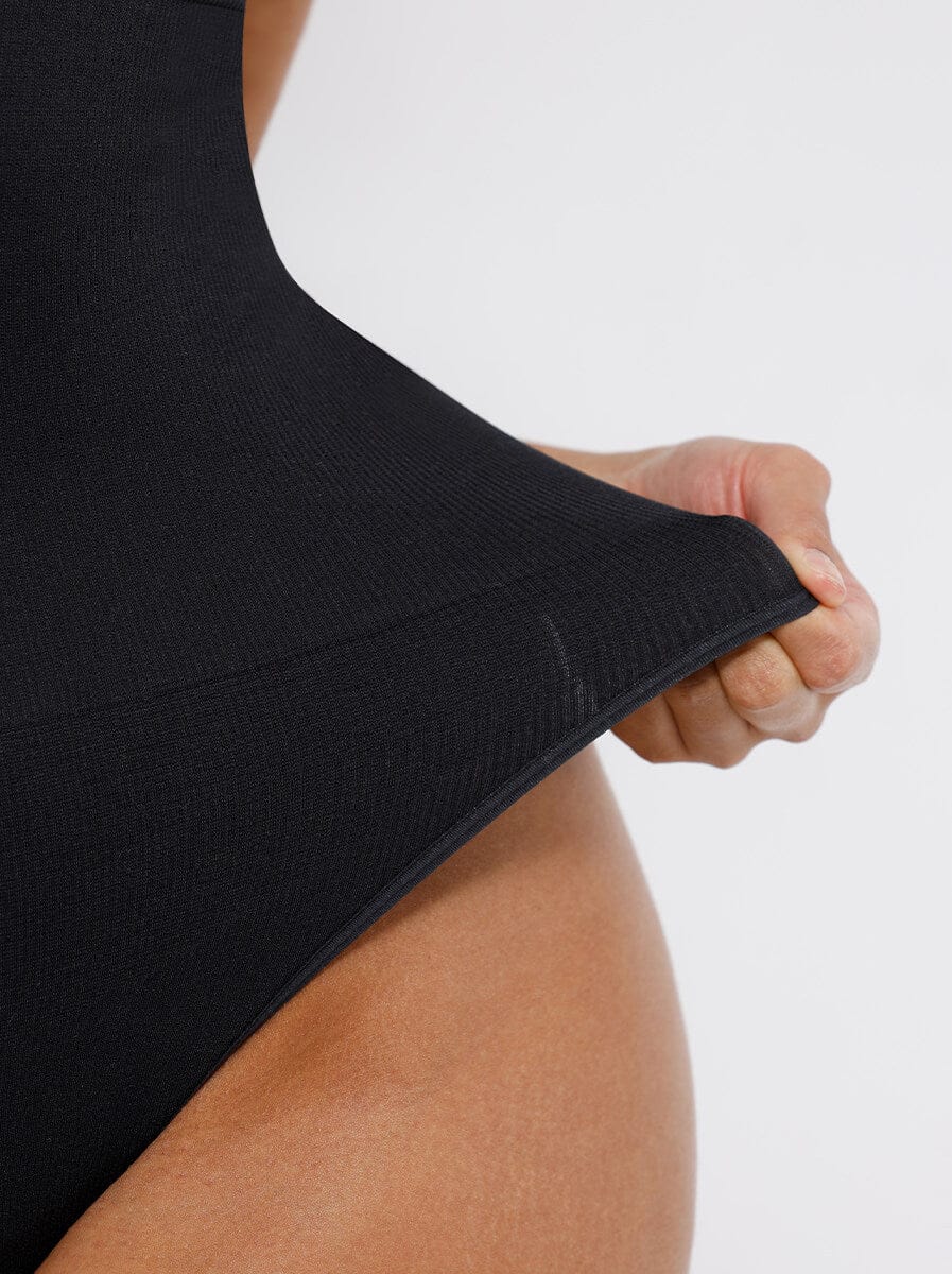 Deep V-Neck Shaping Bodysuit