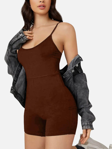 Breathable Mid-Thigh Shaping Romper