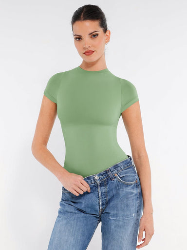 Silky Round Neck Bodysuit
