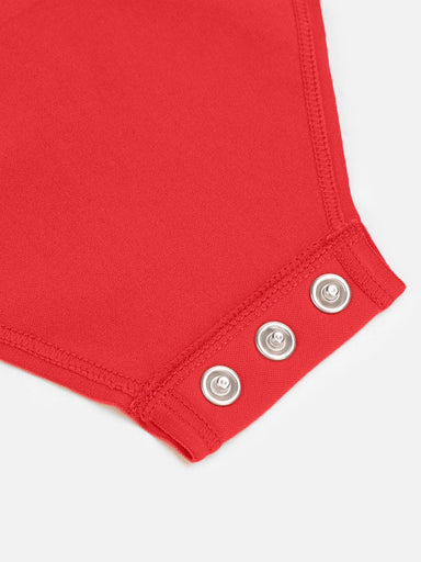 Long-Sleeve Chest Support Bodysuit