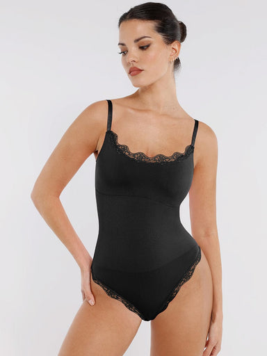 Lace Trim Cami Bodysuit