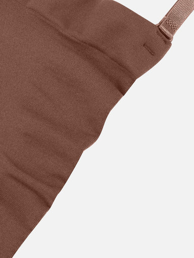 Buckle Strap Waist Trimmer Shorts