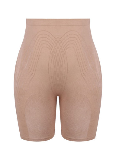 High-Waist Mesh Butt Shaper Shorts