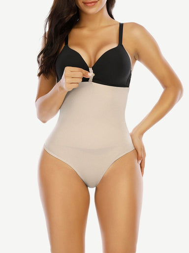 Bra-Clip High-Waist Thong Shaper