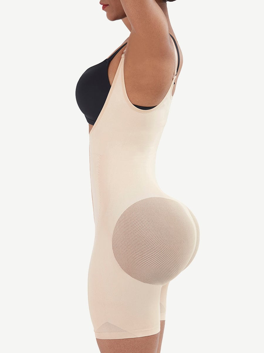 Open-Bust Mesh Body Shaper