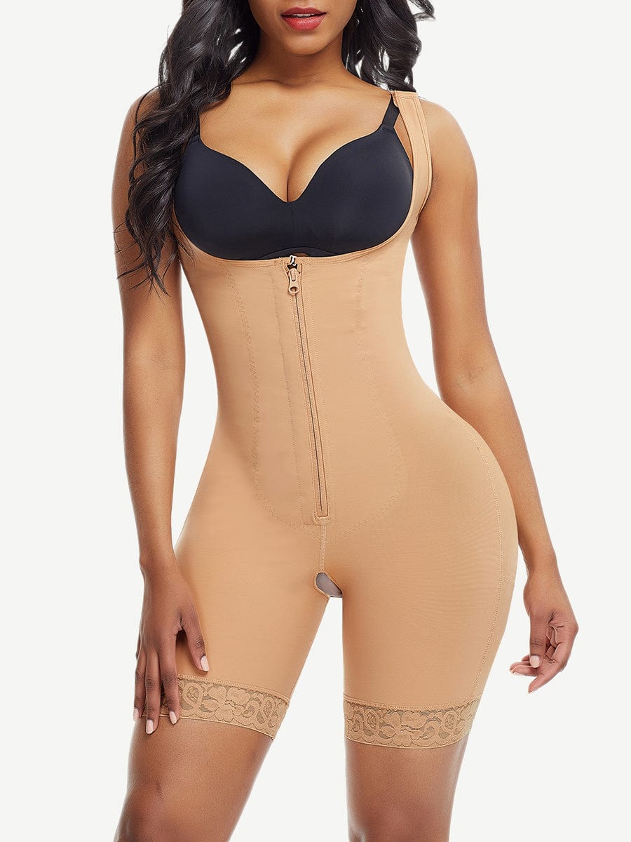 Push-Up Zip Front Body Shaper