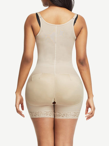 Under bust Zip Front Body Shaper