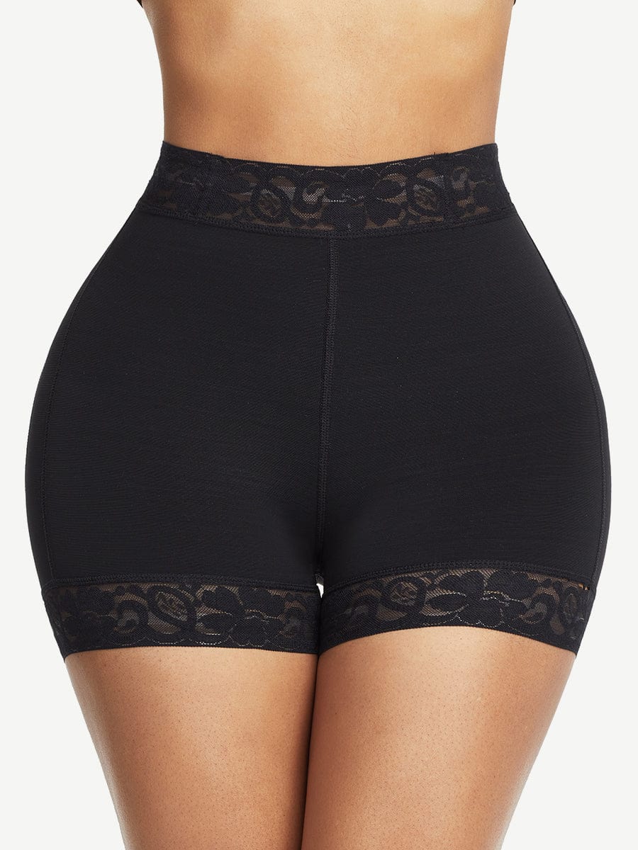 Lace Trim Butt Enhancer Panty