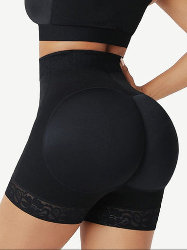 Front Zip Butt Lifter Shorts