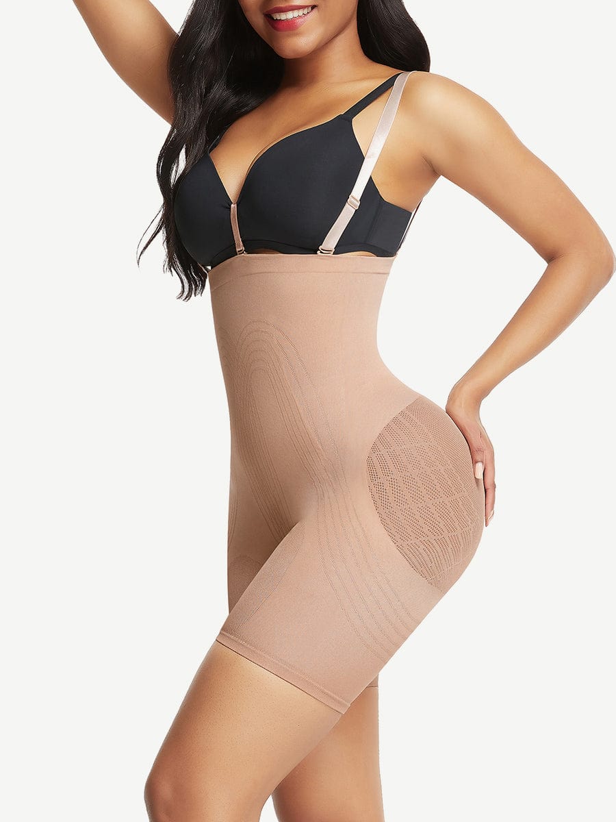Seamless High-Waist Butt Lifter Shorts