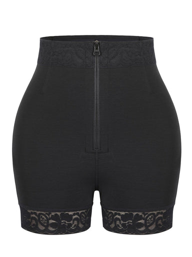 Front Zip Butt Lifter Shorts