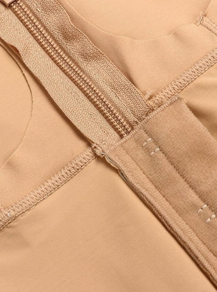 Zip-Front Butt Lifter Bodysuit