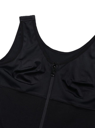 Zip-Front Butt Lifter Bodysuit