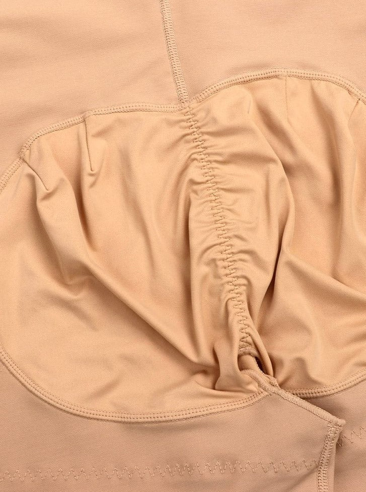 Zip-Front Butt Lifter Bodysuit
